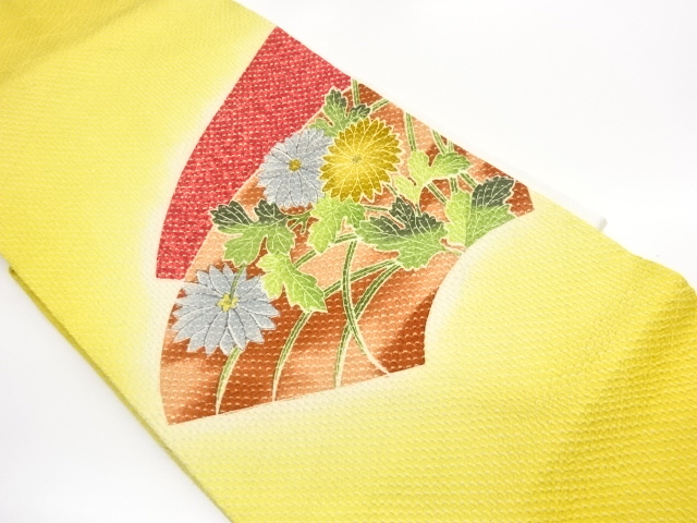 JAPANESE NAGOYA OBI / SHIBORI / JIGAMI PATTERN